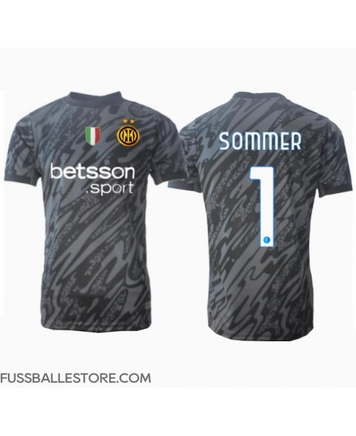 Günstige Inter Milan Yann Sommer #1 Torwart 3rd trikot 2024-25 Kurzarm